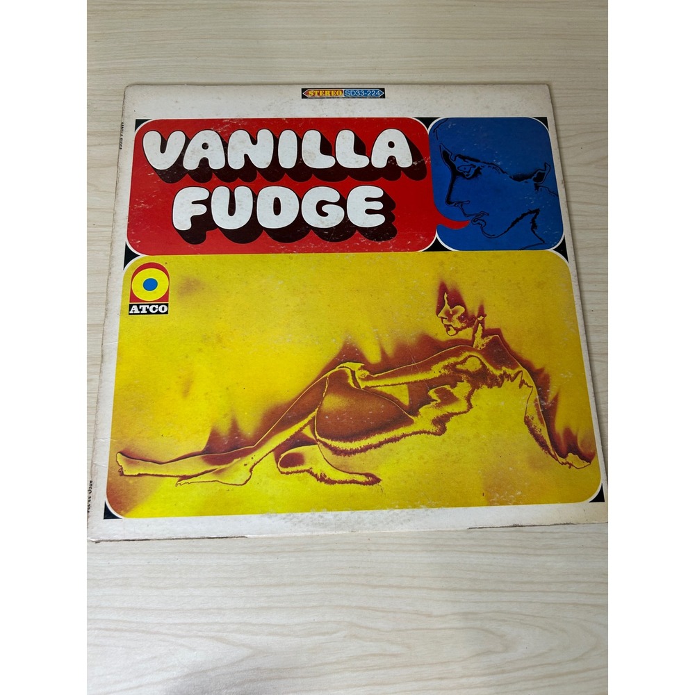 Vanilla Fudge Self Titled Vinyl LP 1967 ATCO‎ SD 33-224 Psychedelic Rock Record